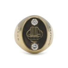 Anello college con 2 brillanti