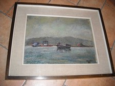 Dipinto-Marina di Carrara-Olio