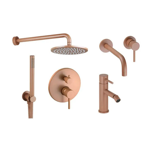 Kit miscelatori lavabo muro
