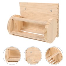  Porta fieno in legno, cestino per alimenti per criceti, conigli, grande