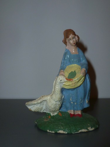 Piccolo diorama contadina - , con