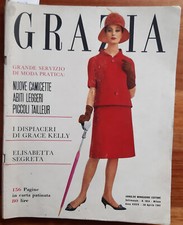 Grazia 1961 n°1054 Virna Lisi Grace Kelly David Niven Valli Del Bon Umberto I