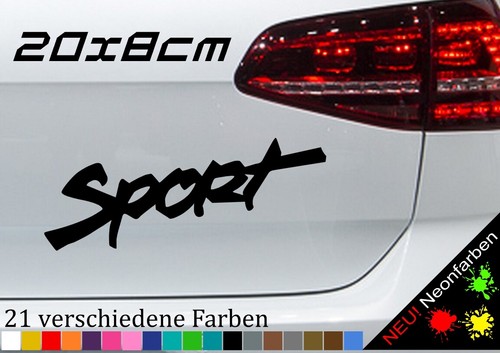 Adesivo scritta sportiva