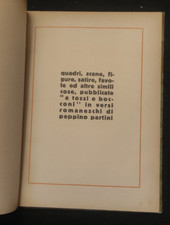 AUTOGRAFO PEPPINO PARTINI QUADRI SCENE FIGURE A TOZZI E BOCCONI