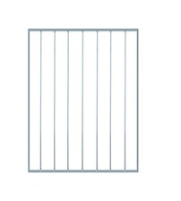 PANNELLO ORNAMENTALE PER RECINZIONE MODULARE IN FERRO ZINCATO - 85xH100 CM