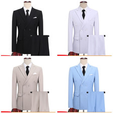 Men Suits 2 Piece Double