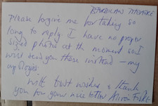 ORIGINAL AUTOGRAPH ALISON