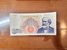 REPUBBLICA ITALIANA LIRE 1000 VERDI I TIPO 14 7 1962 SERIE Z SOSTITUTIVA RARA
