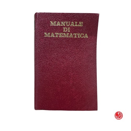 Matematica manuale di - -,