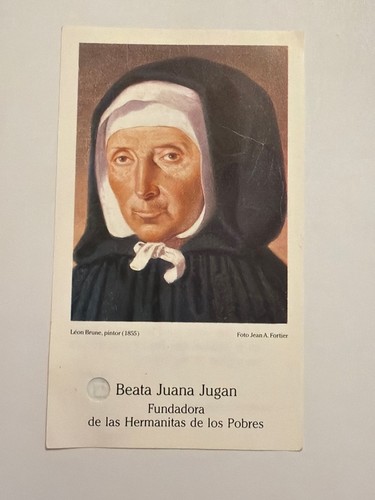 Santino reliquia beata juana - santino,
