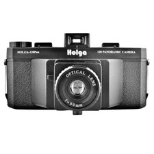 HOLGA 120PAN fotocamera pellicola panoramica nera Lomo fotocamera medio formato pellicola 120 PAN