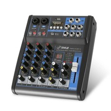 PYLE 4-Ch. Mixer da studio Bluetooth - controller per DJ sistema console di mixaggio audio