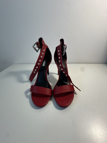 Sandali gaudì rossi con tacco - sandali,