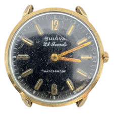 Vintage 1962 Bulova 21 Black