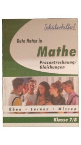 Schülerhilfe matematica 8 - matematica, 7/8