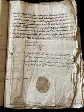 Manoscritto antico fascicolo