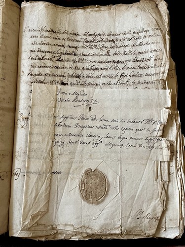Manoscritto antico fascicolo