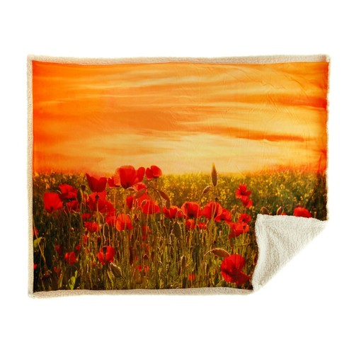 Plaid caleffi papaveri con - plaid,