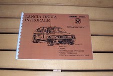 Manuale Catalogo ricambi Abarth Lancia Delta Integrale Spare parts catalog