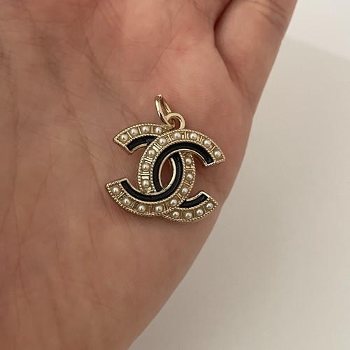 Charm chanel vintage tono oro - charm,