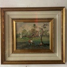 Quadro dipinto vintage olio - dipinto,