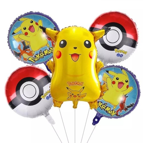 5pz palloncini foil pokémon - 5pz,