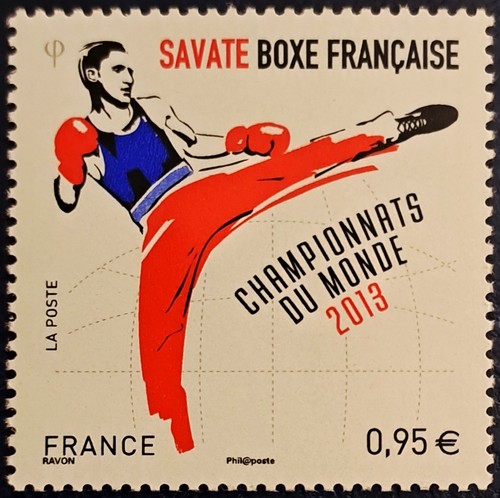 Timbre stamp france savate - timbre,
