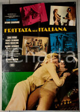 1976 Karin SCHUBERT Antonio CASAGRANDE "Frittata all'italiana" *Fotobusta 64x94
