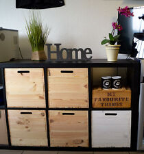 Scatola in legno naturale