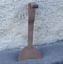 ANTICO TAGLIA FIENO ATTREZZO RURALE PER FORAGGI FORGIATO E PUNZONATO