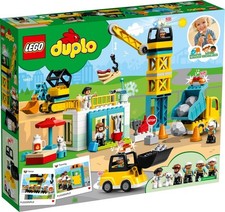 Cantiere Edile con Gru a Torre