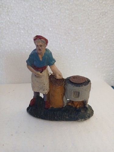 Personaggio presepe vintage - presepe,