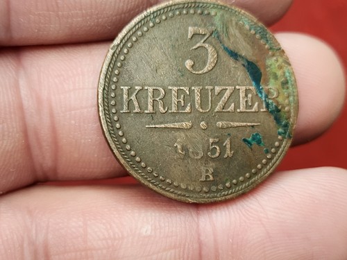 Austria kreuzer 1851 b - kreuzer,