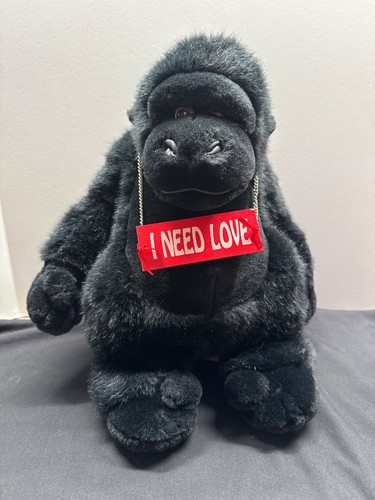 Peluche nero gorilla - ,