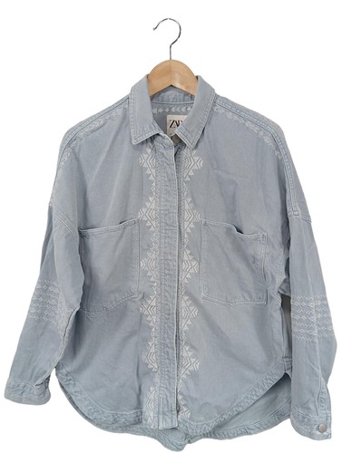 Zara giacca denim - denim, donna