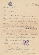 D2126) LETTERA DEL MINISTERO DELL'INTERNO 1944