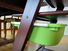 Adattatore cesto per seggiolone Stokke Tripp Trapp con contenitori in plastica (IKEA) Trofast