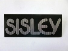 VECCHIO ADESIVO / Old sticker JEANS SCARPE SISLEY paninaro preppy (cm 11 x 4,5)