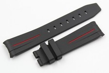 Watch Band Silicone Nero Riga