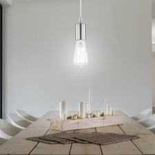 Pendolo Lampada Bianco Opaco