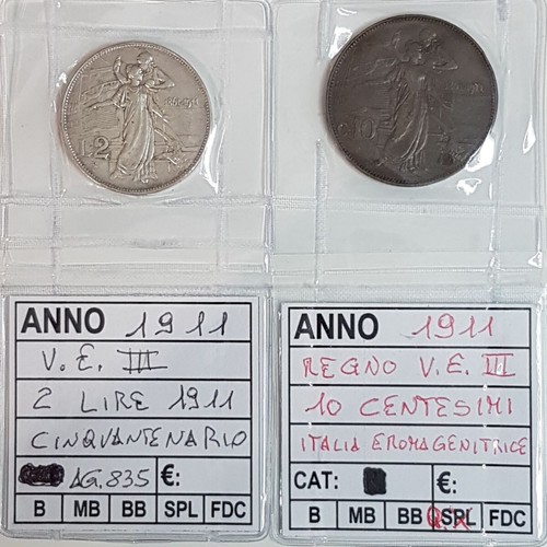 Lotto monete 1911 - lotto,