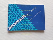 Honda XLV 750 R 1984 manuale uso manutenzione libretto originale ITALIANO