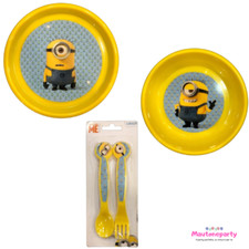 Componi tu il Kit Set Pappa Scuola i Minions in plastica rigida