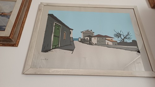 Quadro serigrafia enotrio - serigrafia,
