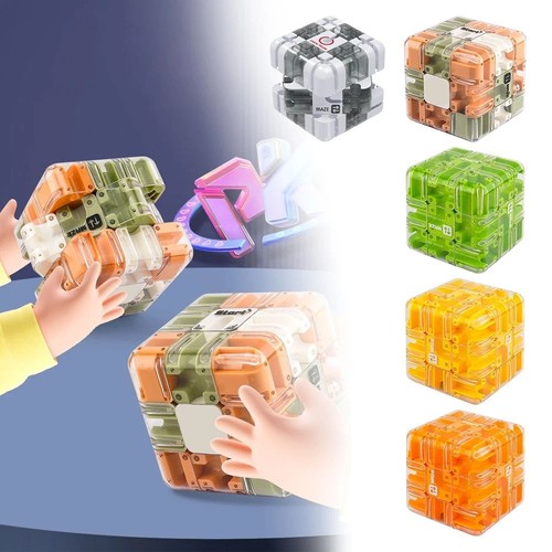 Puzzle cubo labirinto - puzzle, 3d