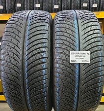 2x PNEUMATICI USATI MICHELIN PILOT ALPIN 5 INVERNALI 225 50 R18 99 V XL 2255018