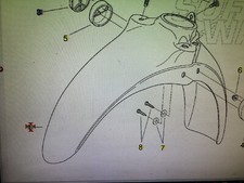 Parafango Anteriore Aprilia