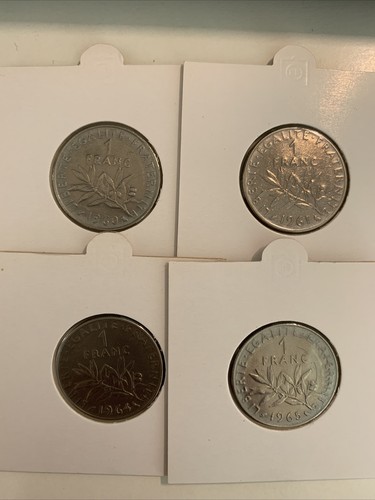 Lot monnaies 1 franc - de,