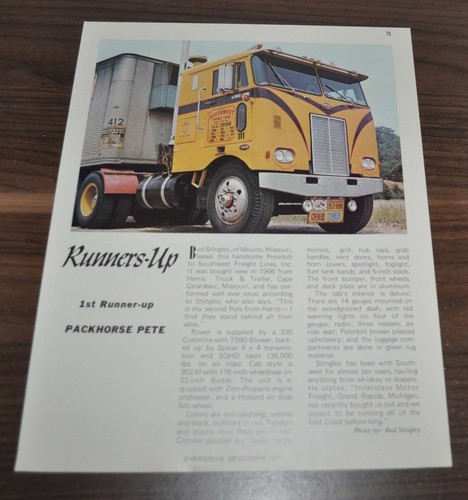 1970 peterbilt coe camion - coe,