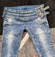 MEXTON Damen Jeans Blau 34-36